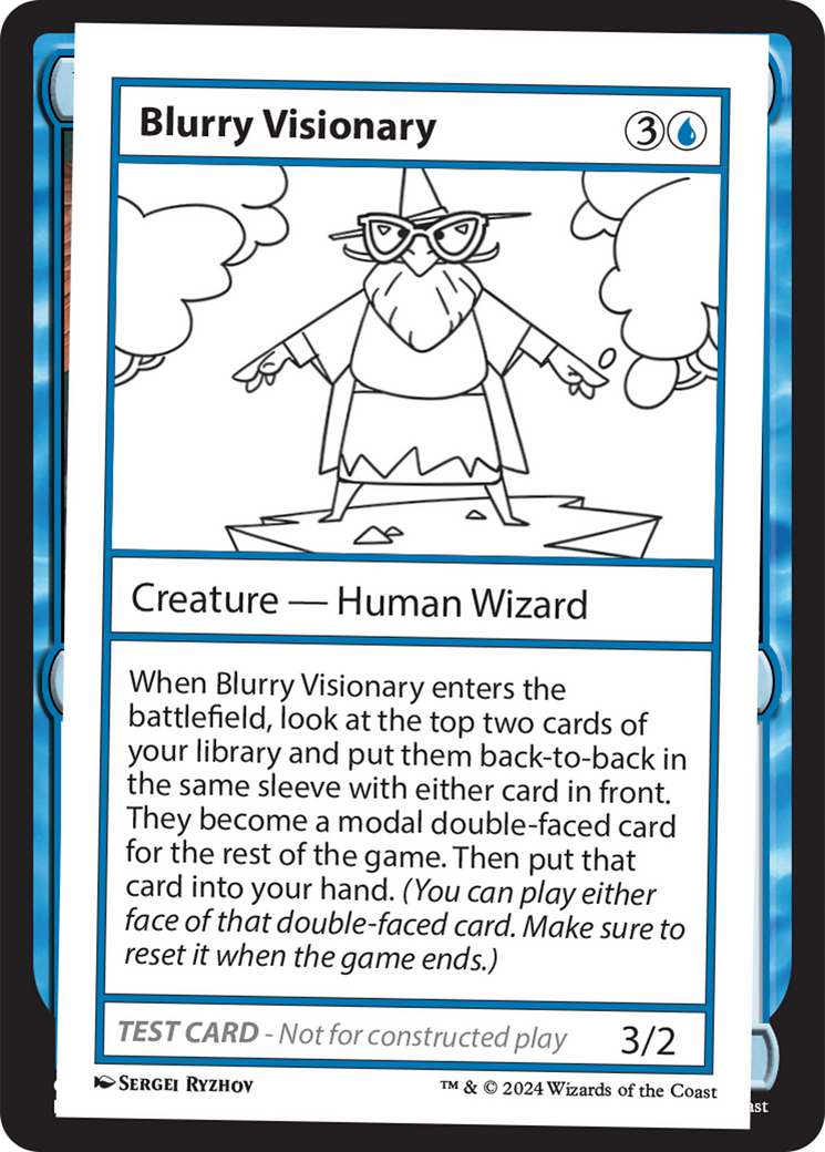 Blurry Visionary [Mystery Booster 2 Playtest Cards] | Chromatic Games