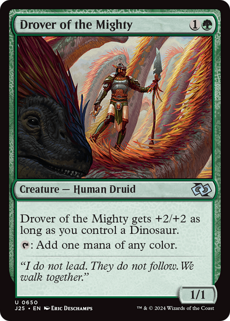Drover of the Mighty [Foundations Jumpstart] | Chromatic Games