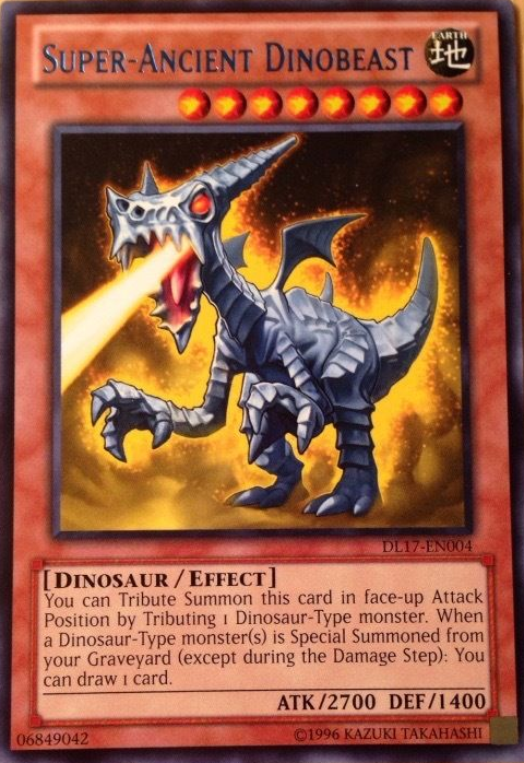 Super-Ancient Dinobeast (Blue) [DL17-EN004] Rare | Chromatic Games