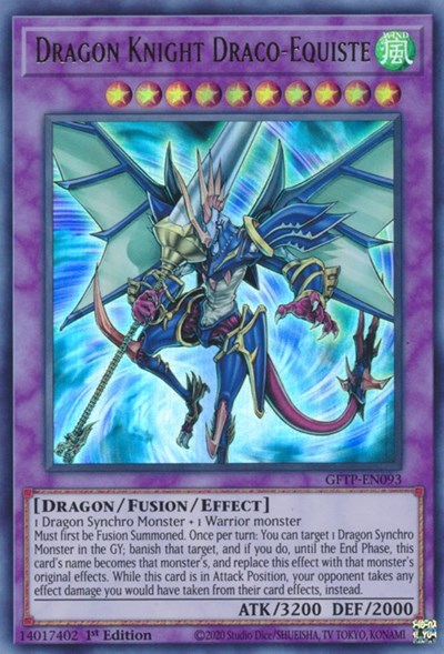 Dragon Knight Draco-Equiste [GFTP-EN093] Ultra Rare | Chromatic Games