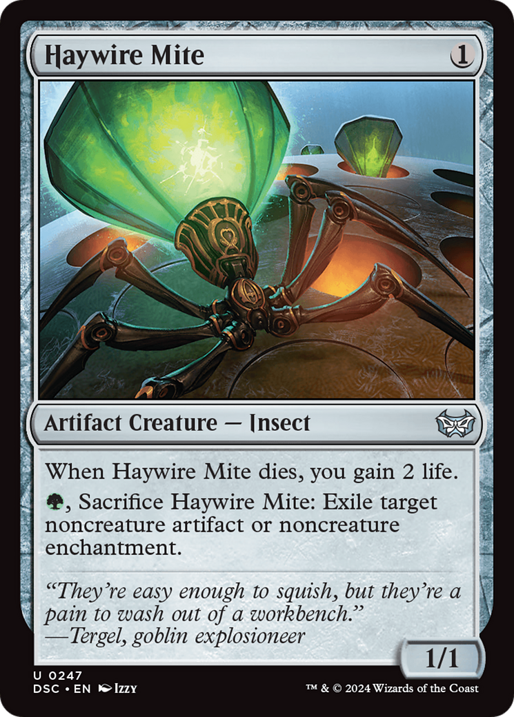 Haywire Mite [Duskmourn: House of Horror Commander] | Chromatic Games