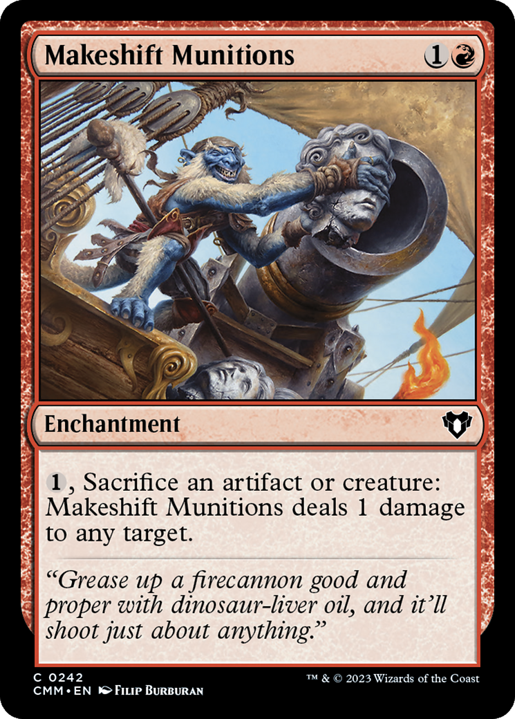 Makeshift Munitions [Commander Masters] | Chromatic Games