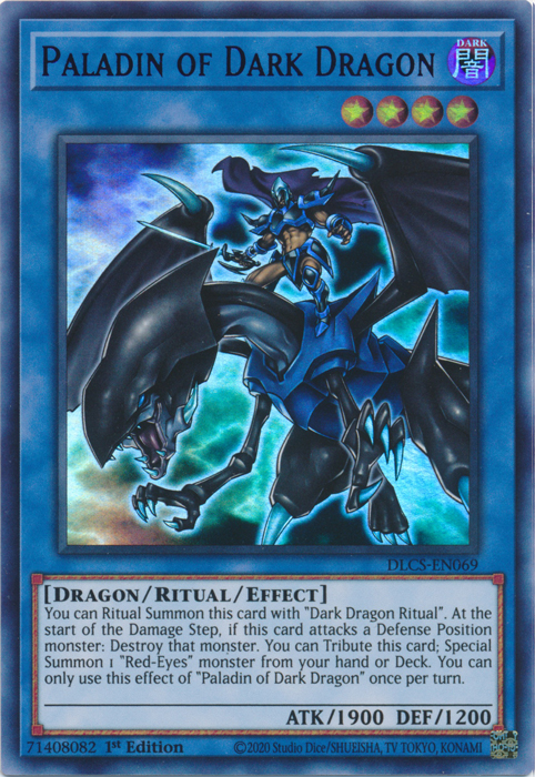 Paladin of Dark Dragon (Purple) [DLCS-EN069] Ultra Rare | Chromatic Games