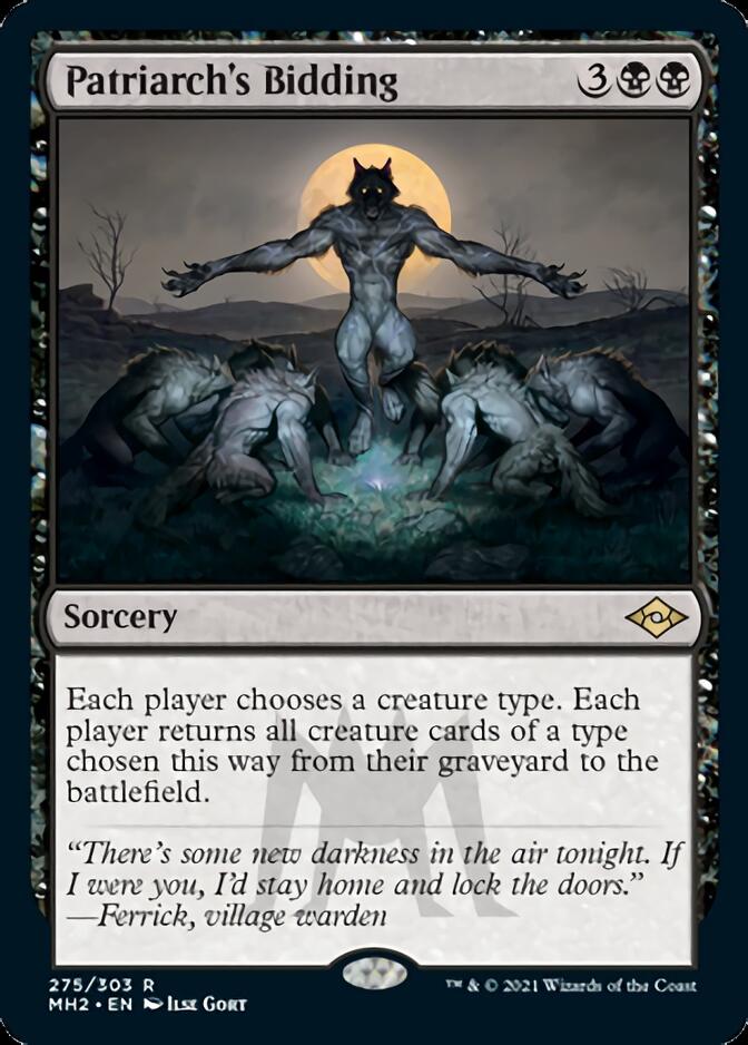Patriarch's Bidding (Foil Etched) [Modern Horizons 2] | Chromatic Games