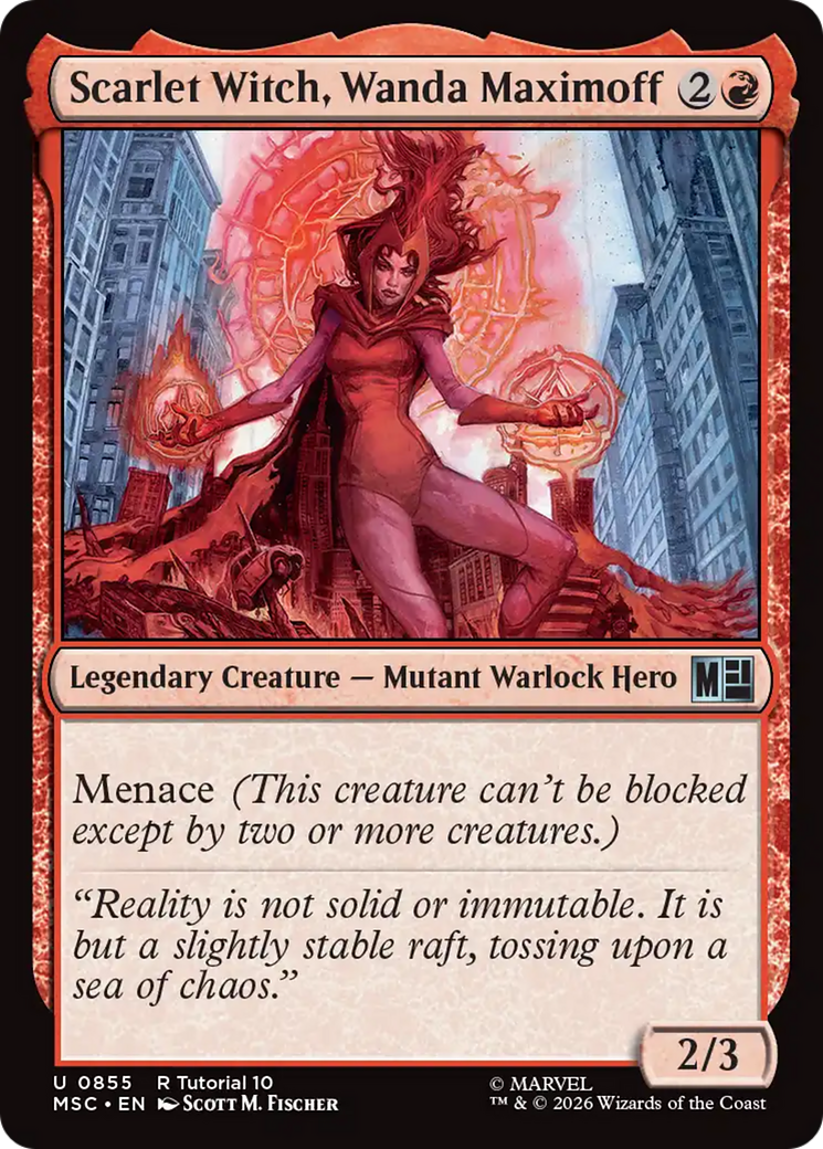 Scarlet Witch, Wanda Maximoff [Marvel Super Heroes Commander] | Chromatic Games