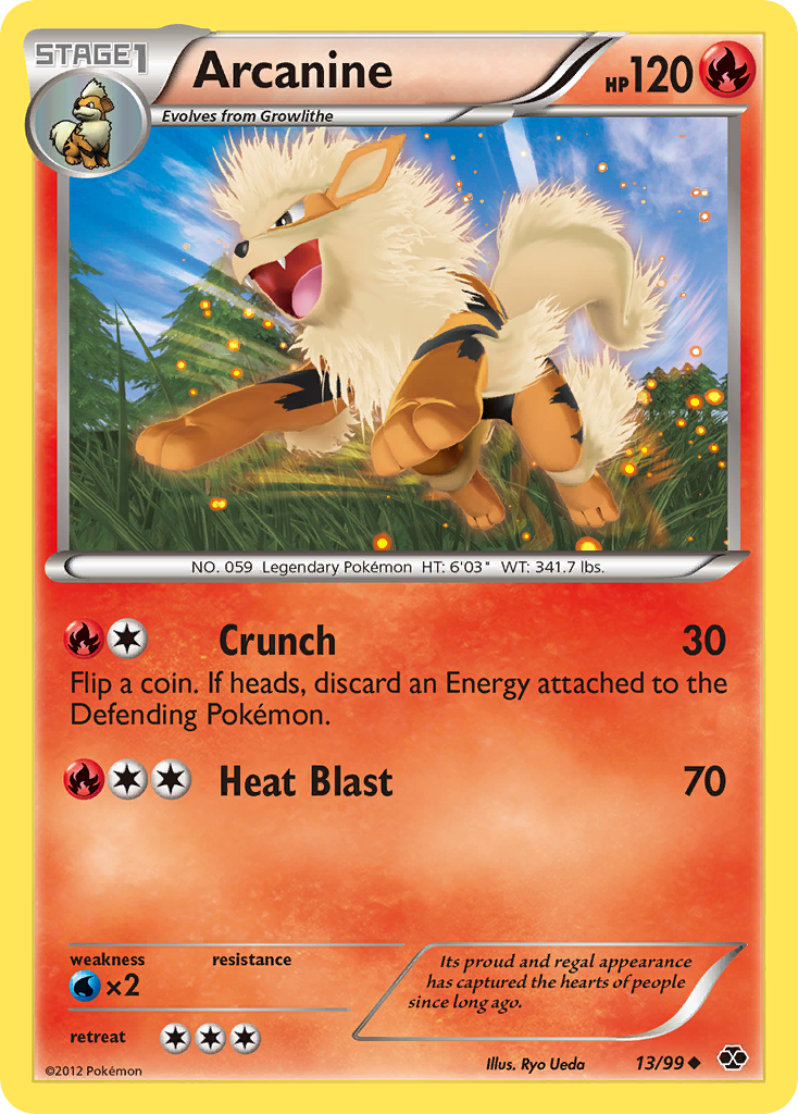 Arcanine (13/99) [Black & White: Next Destinies] | Chromatic Games