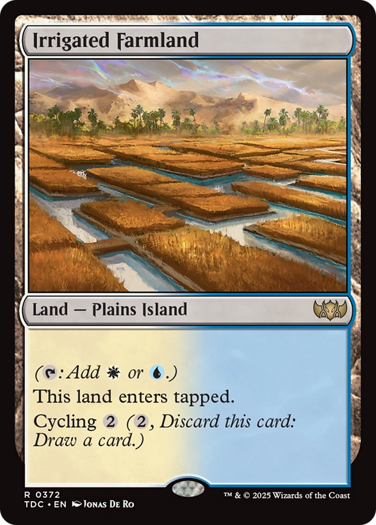 Irrigated Farmland [Tarkir: Dragonstorm Commander] | Chromatic Games