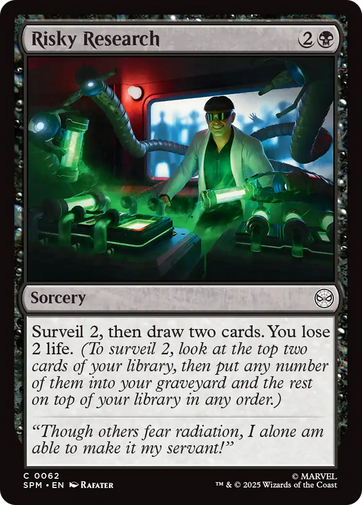 Risky Research [Marvel's Spider-Man] | Chromatic Games
