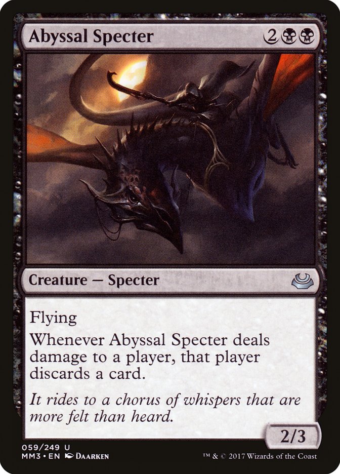 Abyssal Specter 59/249 (Modern Masters 2017)  - Foil | Chromatic Games