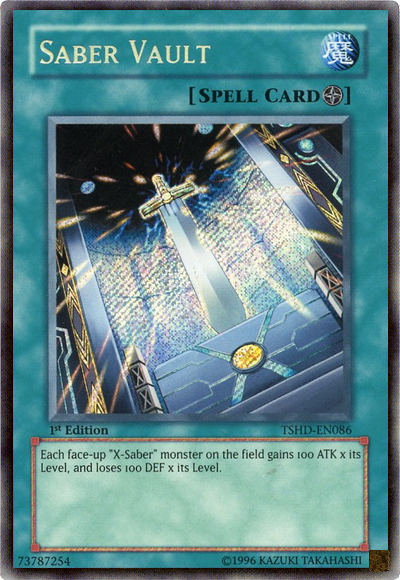 Saber Vault [TSHD-EN086] Secret Rare | Chromatic Games
