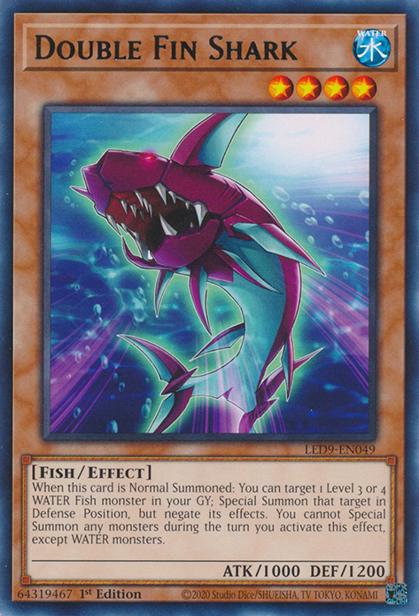 Double Fin Shark [LED9-EN049] Rare | Chromatic Games