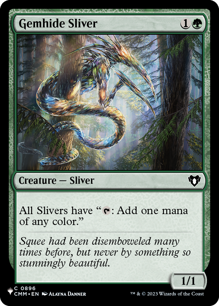 Gemhide Sliver (CMM) [The List] | Chromatic Games