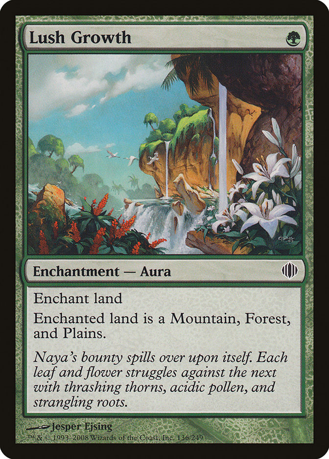 Lush Growth 136/249 (Shards of Alara)  | Chromatic Games
