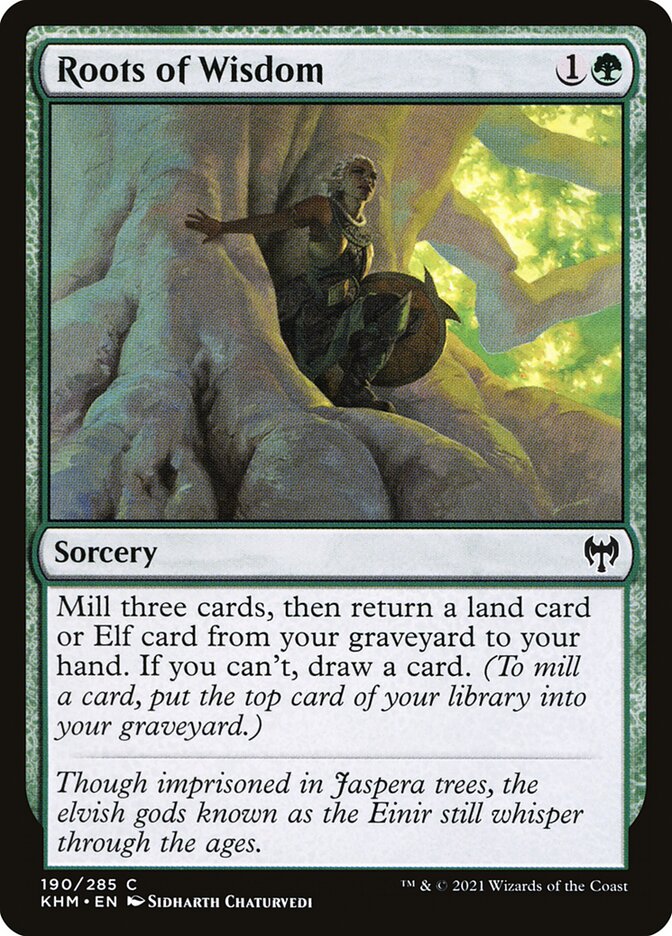 Roots of Wisdom 190/285 (Kaldheim)  - Foil | Chromatic Games