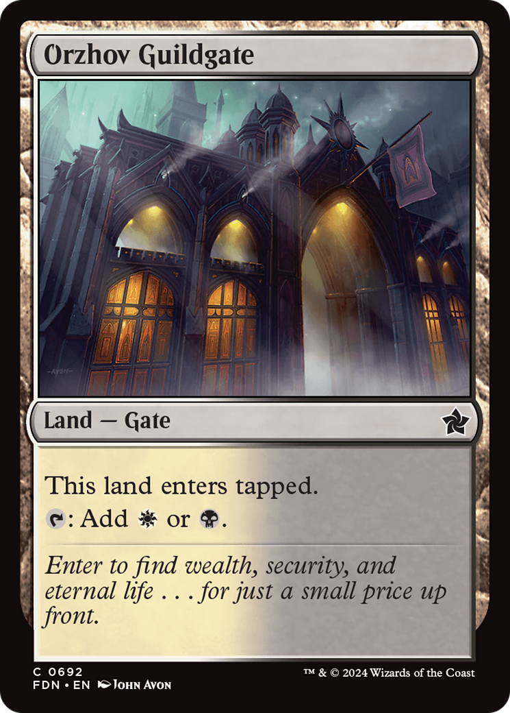 Orzhov Guildgate [Foundations] | Chromatic Games
