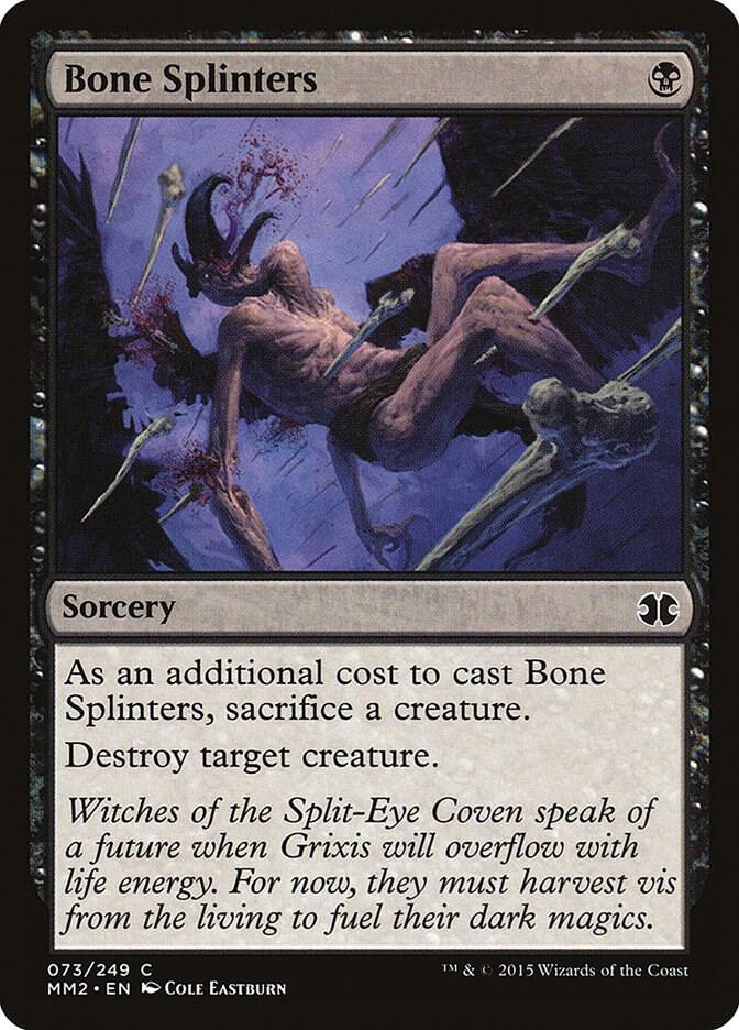 Bone Splinters 73/249 (Modern Masters 2015)  | Chromatic Games