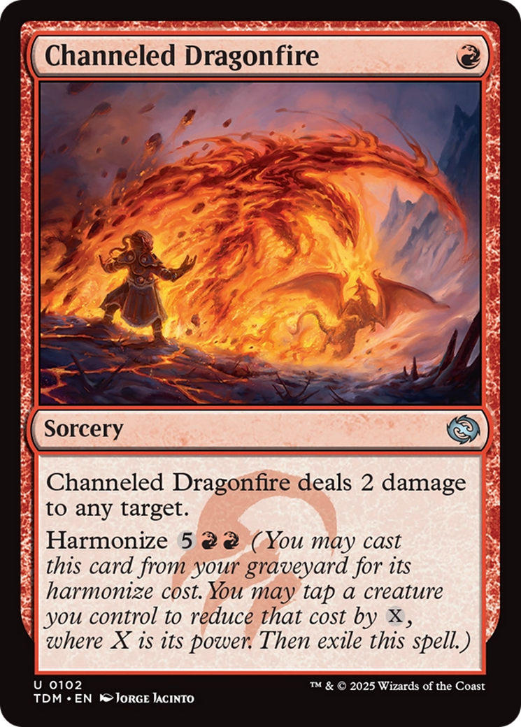 Channeled Dragonfire [Tarkir: Dragonstorm] | Chromatic Games