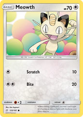 Meowth (125/181) [Sun & Moon: Team Up] | Chromatic Games