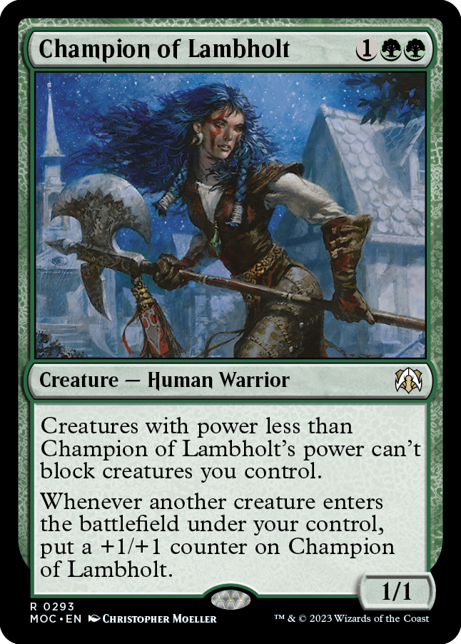 Champion of Lambholt [March of the Machine Commander] | Chromatic Games