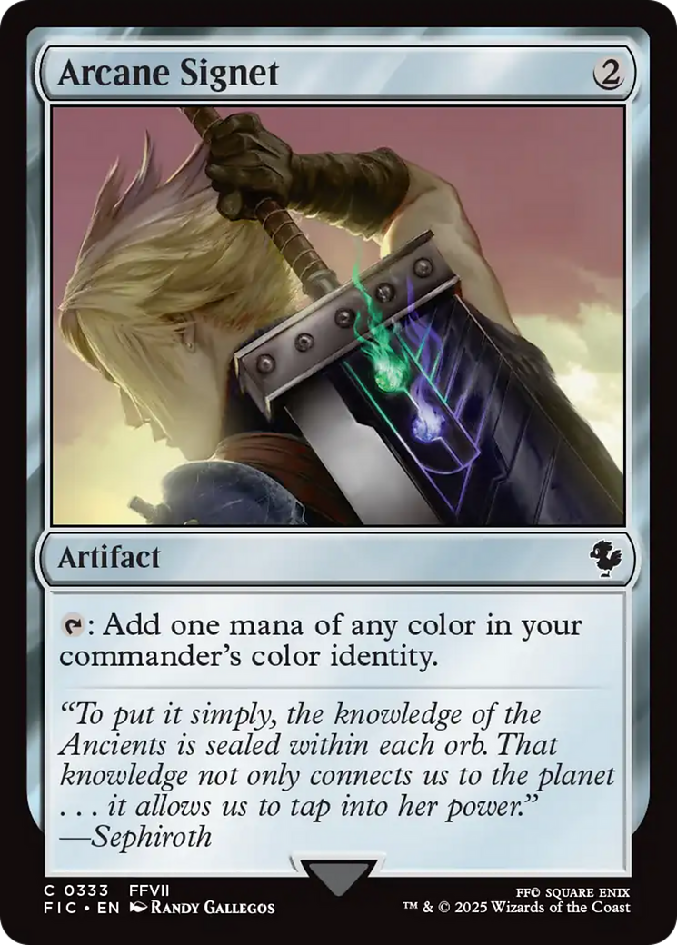 Arcane Signet (0333) [FINAL FANTASY Commander] | Chromatic Games