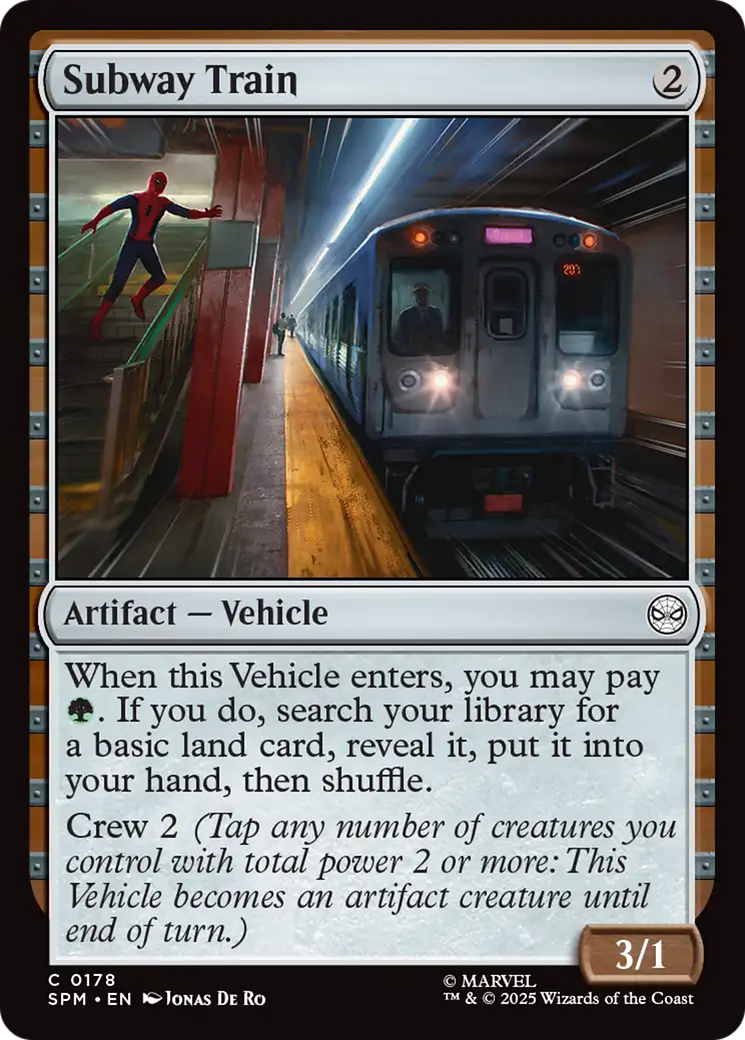 Subway Train [Marvel's Spider-Man] | Chromatic Games