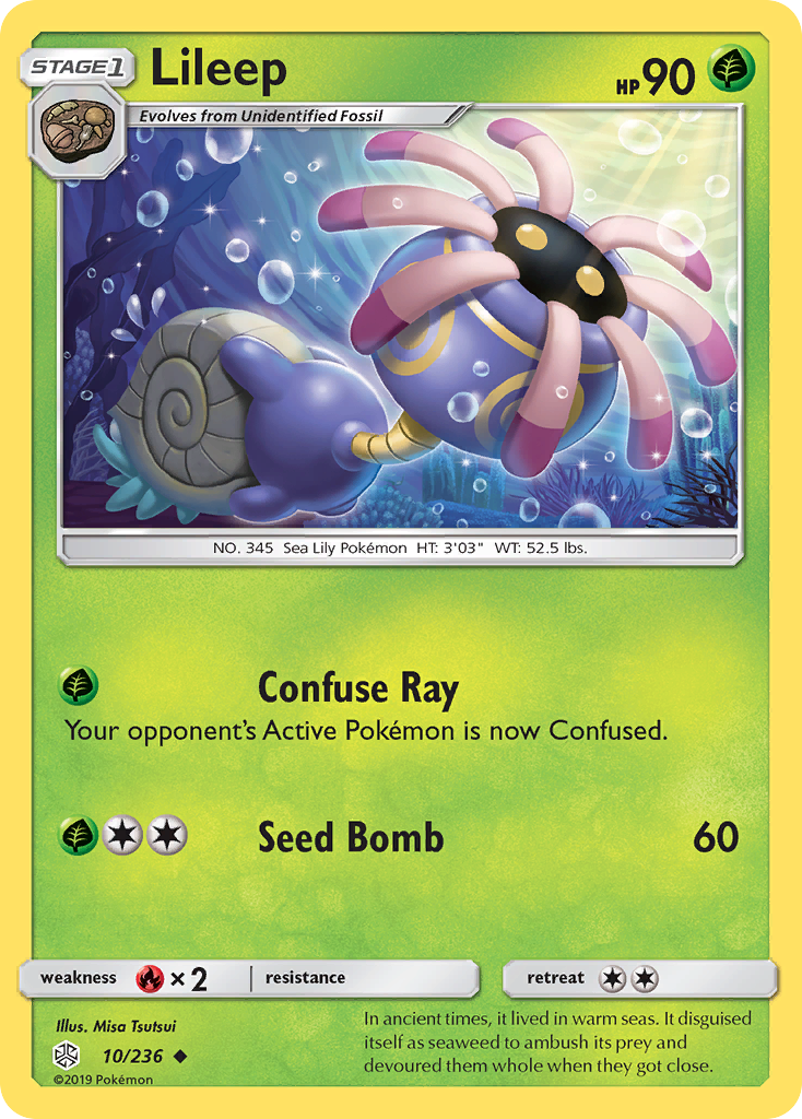 Lileep (10/236) [Sun & Moon: Cosmic Eclipse] | Chromatic Games