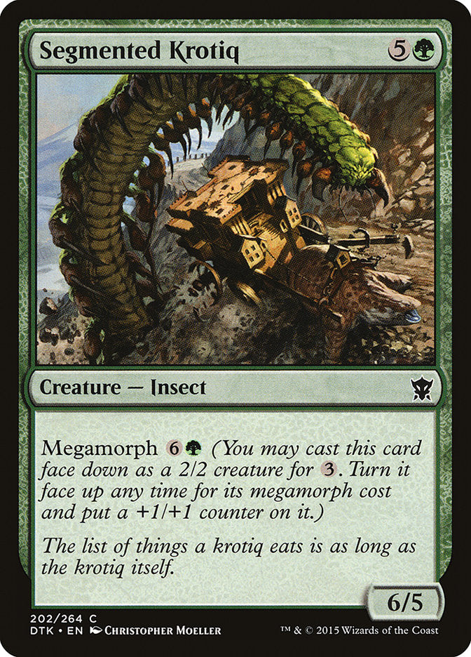 Segmented Krotiq 202/264 (Dragons of Tarkir)  | Chromatic Games