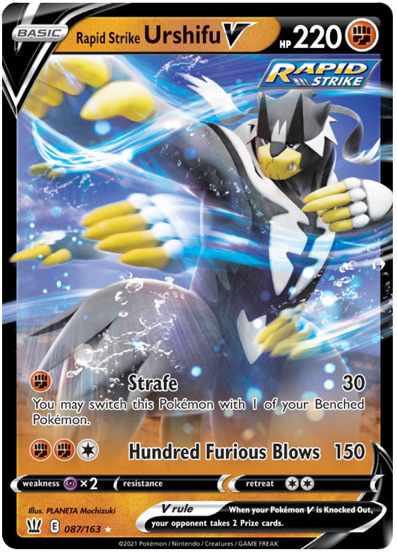 Rapid Strike Urshifu V (087/163) [Sword & Shield: Battle Styles] | Chromatic Games