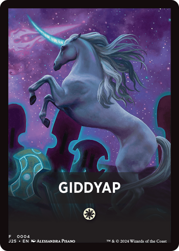 Giddyap Theme Card [Foundations Jumpstart Front Cards] | Chromatic Games