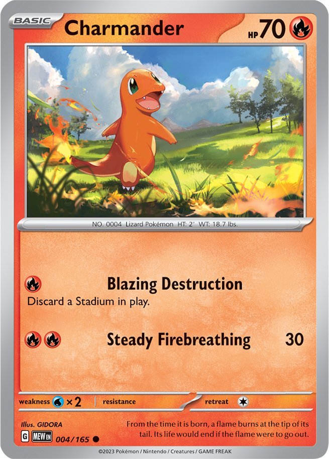 Charmander (004/165) [Scarlet & Violet 151] | Chromatic Games