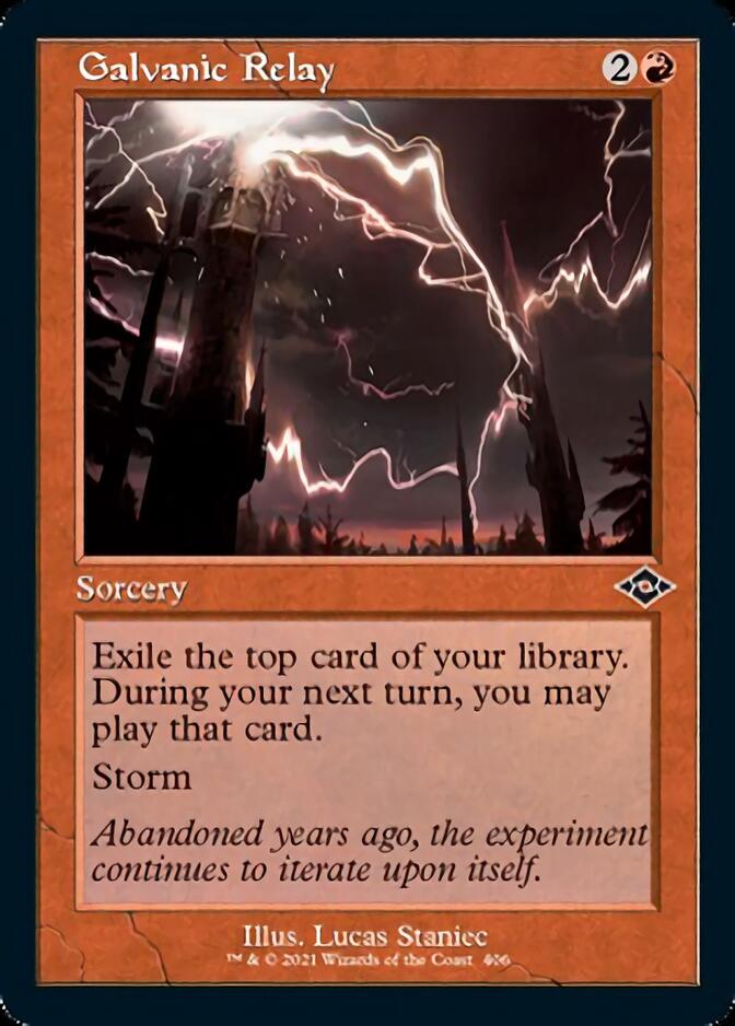 Galvanic Relay (Retro Foil Etched) [Modern Horizons 2] | Chromatic Games