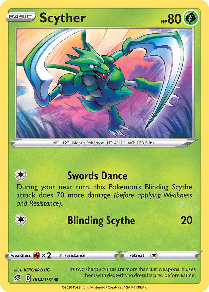 Scyther (004/192) [Sword & Shield: Rebel Clash] | Chromatic Games