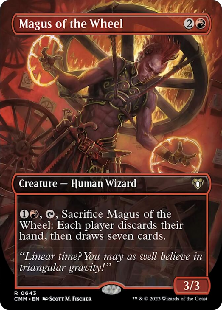 Magus of the Wheel (Borderless Alternate Art) [Commander Masters] | Chromatic Games