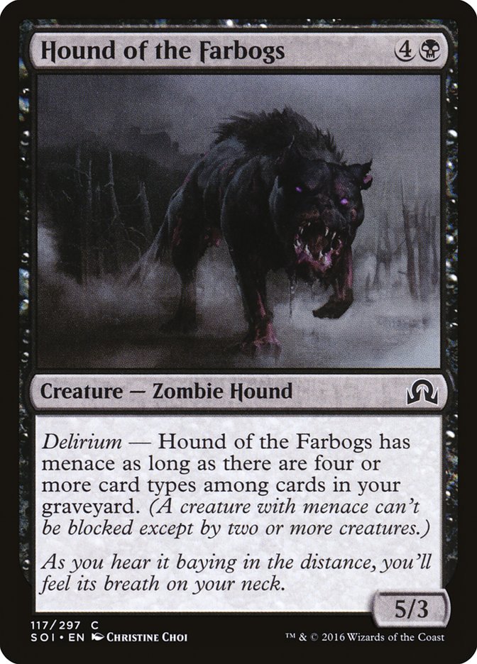 Hound of the Farbogs 117/297 (Shadows over Innistrad)  | Chromatic Games