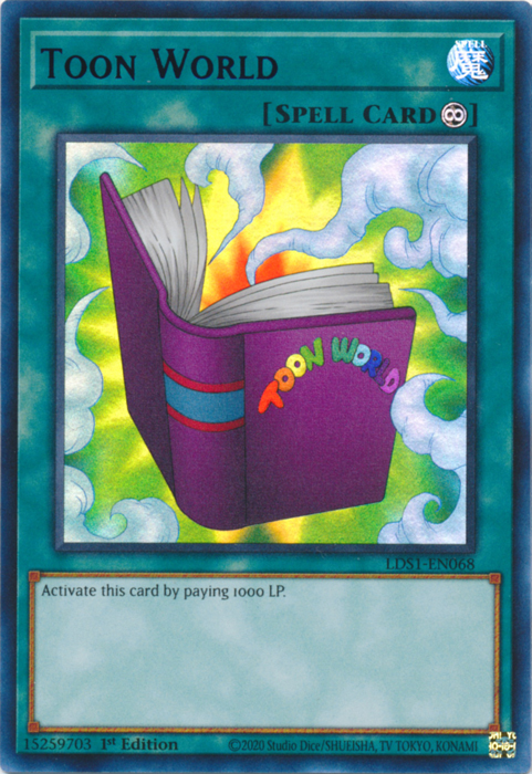 Toon World (Green) [LDS1-EN068] Ultra Rare | Chromatic Games