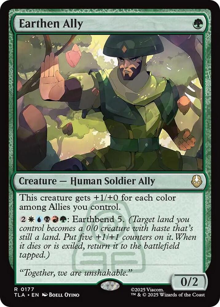 Earthen Ally 177 (Avatar: The Last Airbender)  | Chromatic Games