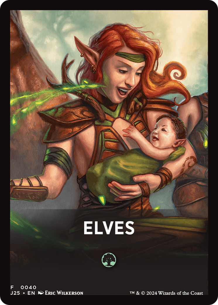 Elves Theme Card [Foundations Jumpstart Front Cards] | Chromatic Games