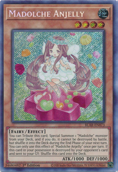 Madolche Anjelly [BLAR-EN073] Secret Rare | Chromatic Games