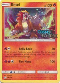 Entei (SM219) (Staff Prerelease Promo) [Sun & Moon: Black Star Promos] | Chromatic Games