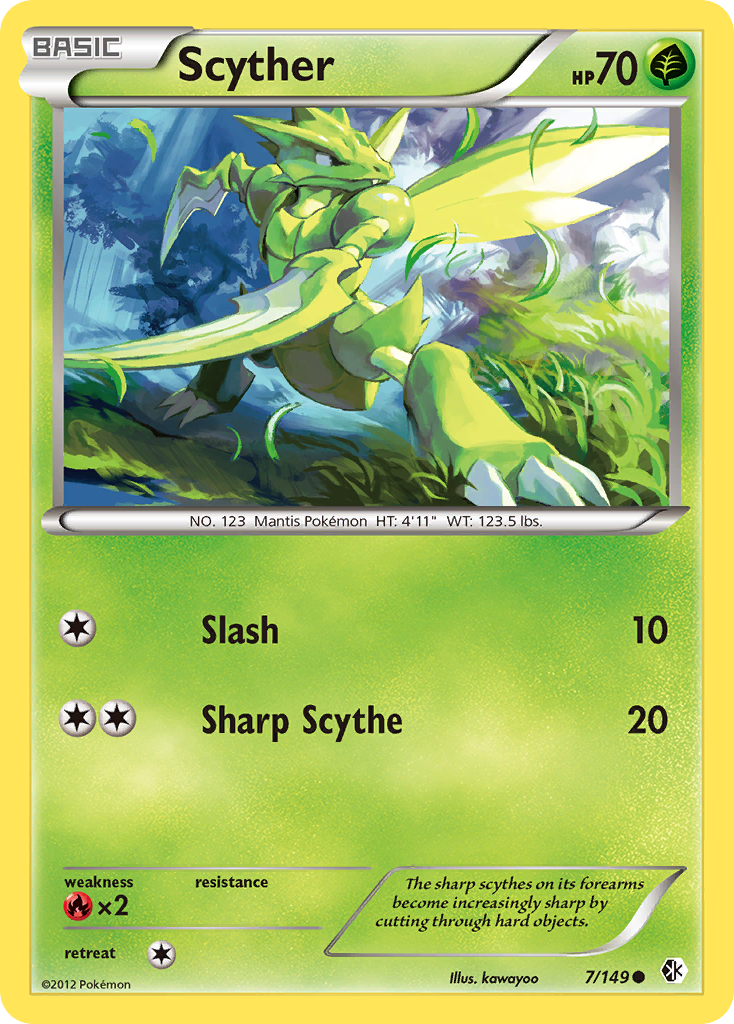 Scyther (7/149) [Black & White: Boundaries Crossed] | Chromatic Games
