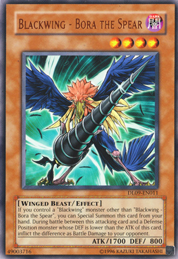 Blackwing - Bora the Spear (Bronze) [DL09-EN011] Rare | Chromatic Games