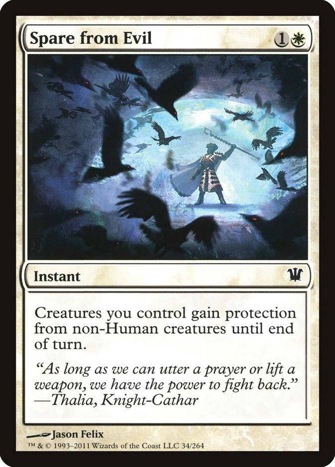 Spare from Evil 34/264 (Innistrad)  | Chromatic Games