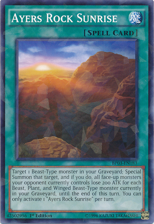 Ayers Rock Sunrise [BP03-EN183] Shatterfoil Rare | Chromatic Games