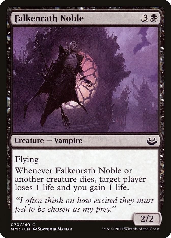 Falkenrath Noble 70/249 (Modern Masters 2017)  - Foil | Chromatic Games
