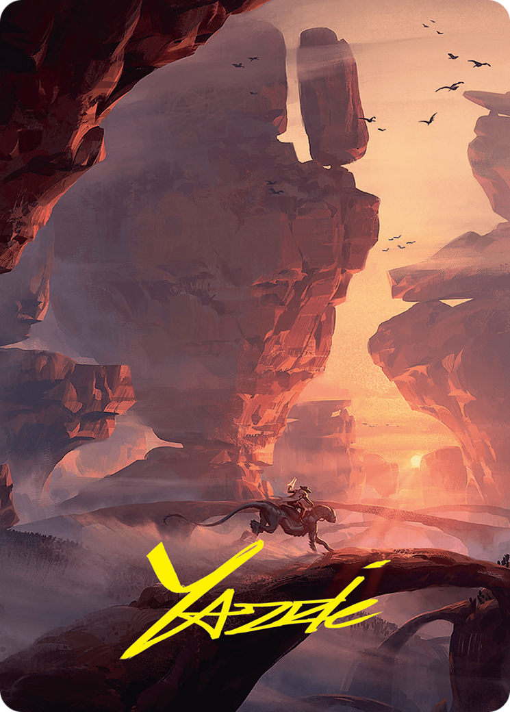 Mountain Art Card (24/54) (Gold-Stamped Signature) [Foundations Art Series] | Chromatic Games
