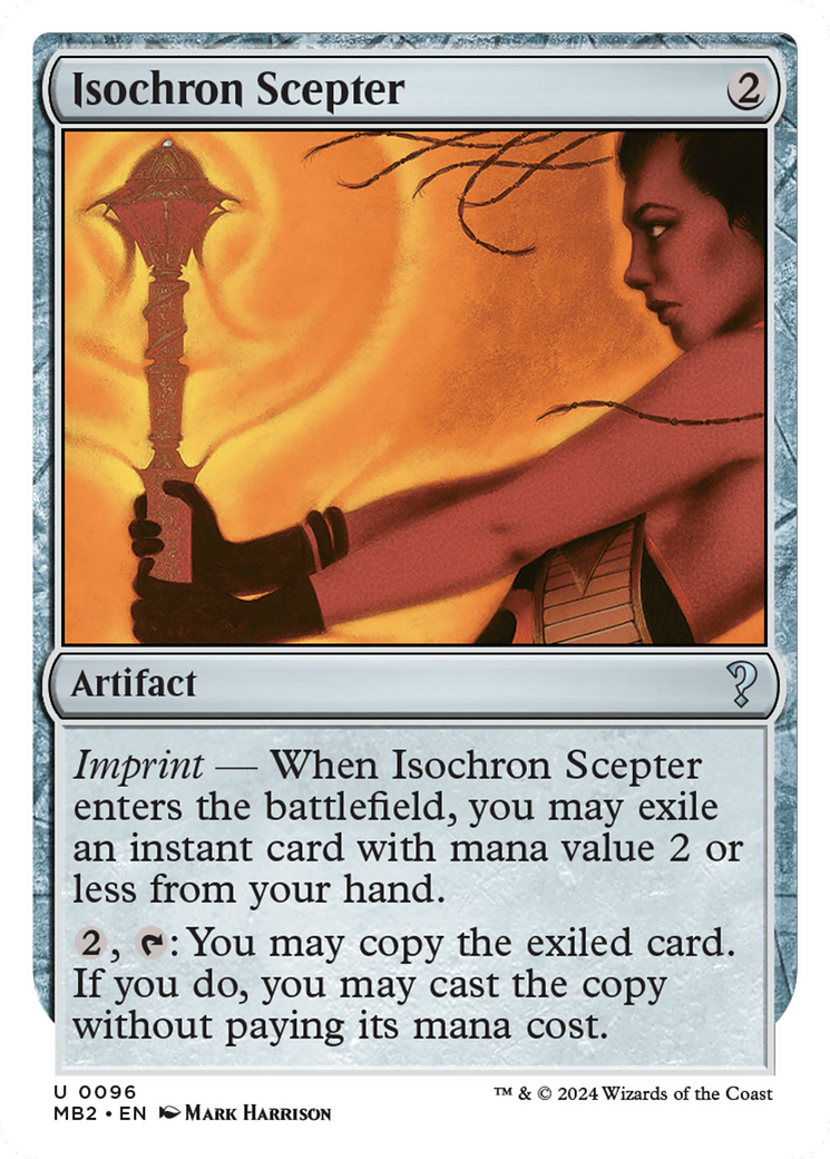 Isochron Scepter (White Border) [Mystery Booster 2] | Chromatic Games