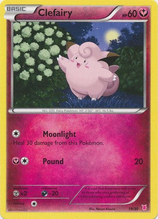 Clefairy (19/30) [XY: Trainer Kit 1 - Wigglytuff] | Chromatic Games