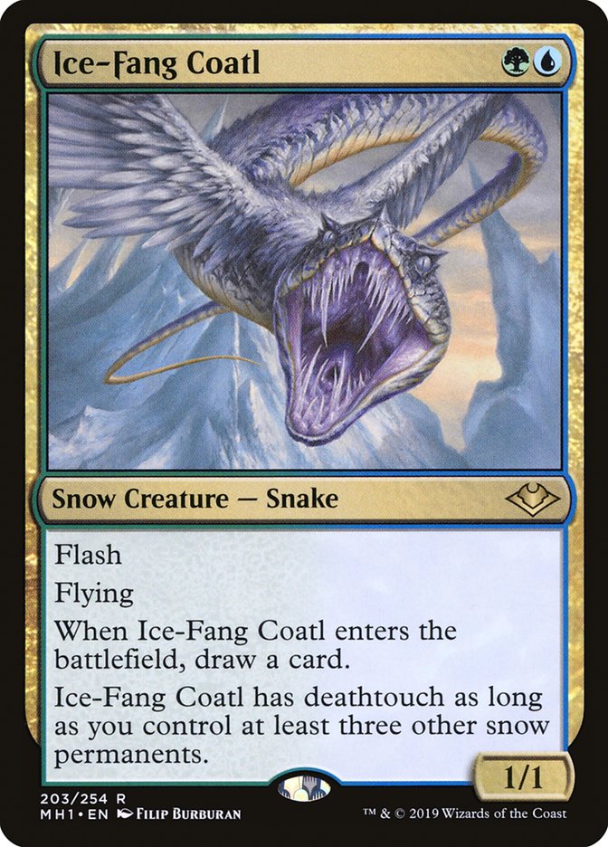 Ice-Fang Coatl [Modern Horizons] | Chromatic Games