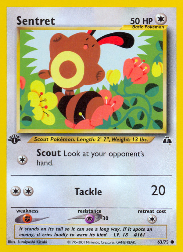 Sentret (63/75) [Neo Discovery 1st Edition] | Chromatic Games