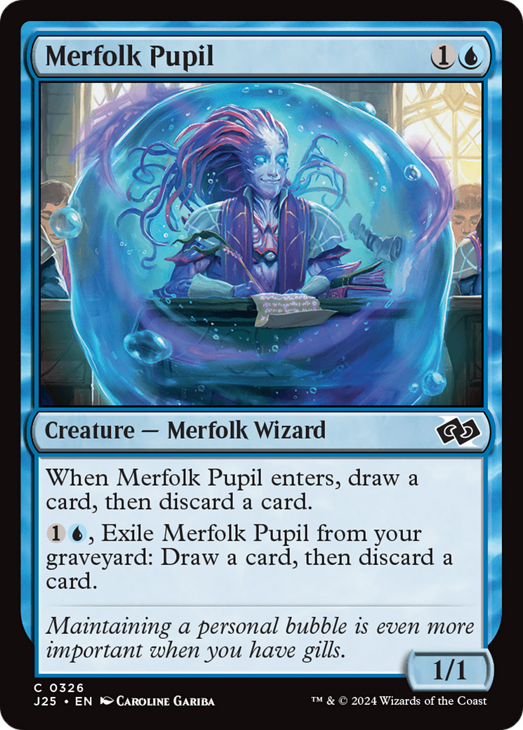 Merfolk Pupil [Foundations Jumpstart] | Chromatic Games